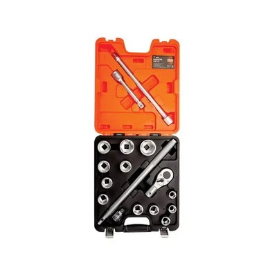 Image of Bahco SLX17 Socket Set 17 Piece 3/4 Inch Drive