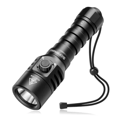 Image of Sofirn SD03 Dive Torch, 1800 Lumens Scuba Diving Flashlight with 3 Light Modes,IPX8 Waterproof 100M Underwater Lights Battery and Charger, Suitable for Diving,Cave Crossing,Adventure