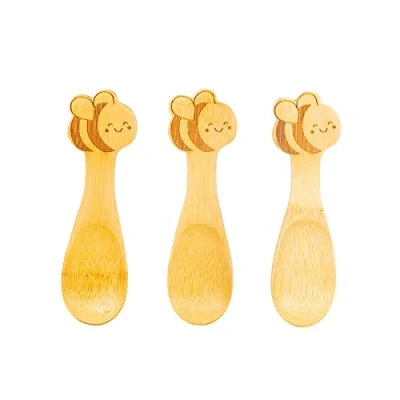 Image of Sass &amp; Belle Bee Bamboo Spoons Set of 3