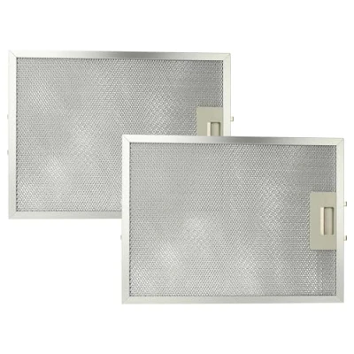 Image of vhbw 2 x Filter Metal Grease Compatible with Alno AE 601 A 94264099500, E 94264099400 Cooker Hood 32.7 24.1 1.06 cm,