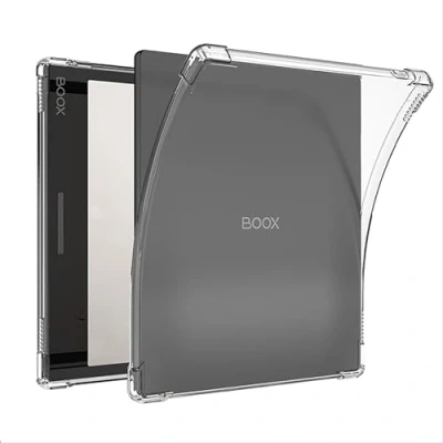 Image of GIOPUEY for Onyx Boox Page/Galileo Clear Case Soft TPU Back Shell, Slim Cover with Airbag Protection, Lightweight, Compatible Transparent