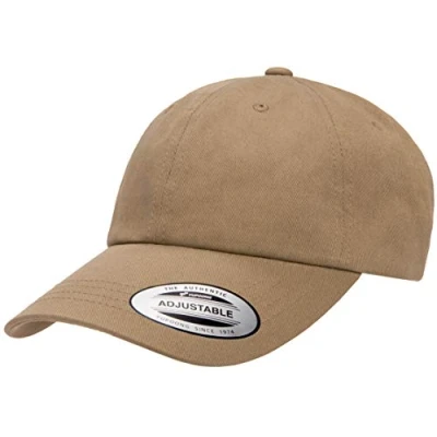 Image of Yupoong YP Classic Dad Cap Hat, Khaki, One Size