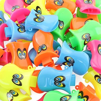 Image of 24x Duck Call Bill Bird Whistles Party Whistle Bag Birthday