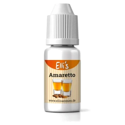 Image of Ellis Aromas Amaretto Food Flavour for Baking, Cooking &amp; Drinks Drops Calorie Free in Milk, Porridge Yoghurt 10 ml