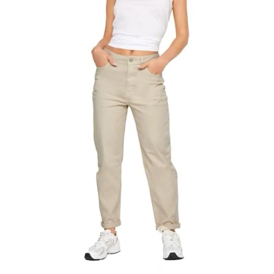 Image of PixieGirl Cream Mom Jeans Petite