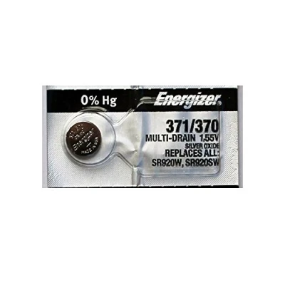 Image of 2 x Energizer 371 370 SR920W SR920SW 1.5V Watch Batteries