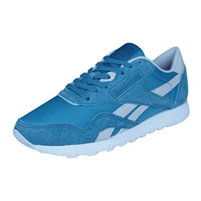 Image of Reebok CI Nylon x Face Lace Up Blue Synthetic Womens Trainers BD2681 Size UK 4