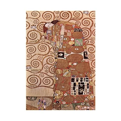 Image of Wee Blue Coo Klimt Embrace Old Master Painting Picture Wall Art Print