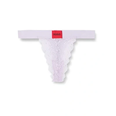 Image of HUGO Thong Thong, Women&#039;s, Size: Small, Light/pastel purple