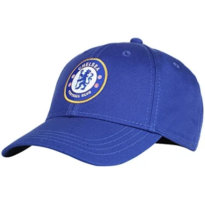 Image of Official Football Merchandise Adult Chelsea FC Core Baseball Cap (One Size) (Royal Blue)