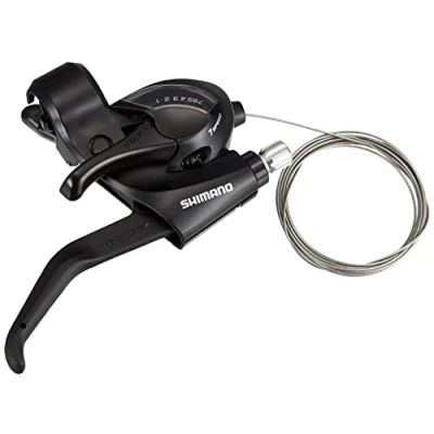 Image of SHIMANO Unisex Adult ST EF 41 Gear Shifter/Brake Lever, Black, One Size