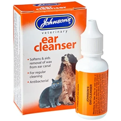 Image of Johnson&#039;s Vet Ear Cleanser, 18 ml, clear