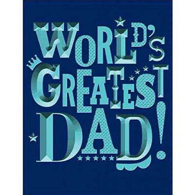 Image of Modern Father&#039;s Day Card Dad 8 x 6 inches Piccadilly Greetings