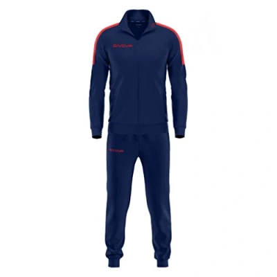 Image of GIVOVA REVOLUTION TRACKSUIT BLUE/RED Size 3XL