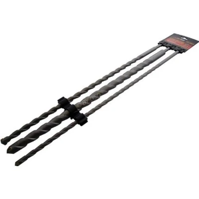 Image of Am Tech 3pc SDS Plus Extra Long Masonry Drill Bit Set 600mm AME0692