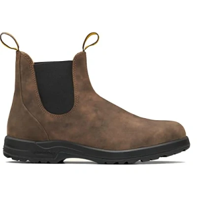 Image of Blundstone 2056 Brown Chelsea Boots Leather Unisex Ankle Classic Terrain 3.5