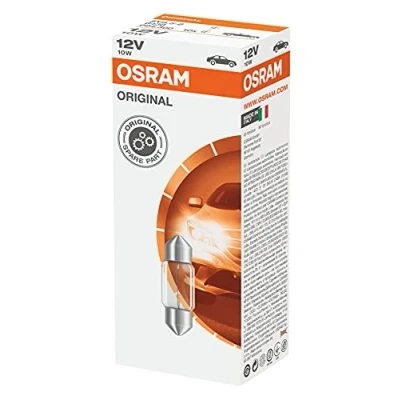Image of OSRAM 6438 269 Festoon Bulb 12 V 10 W 11/30mm (Box of 10)