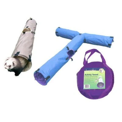 Image of Boredom Breakers Ferret Activity Tunnel Blue Pets Small Animals 5025659193533