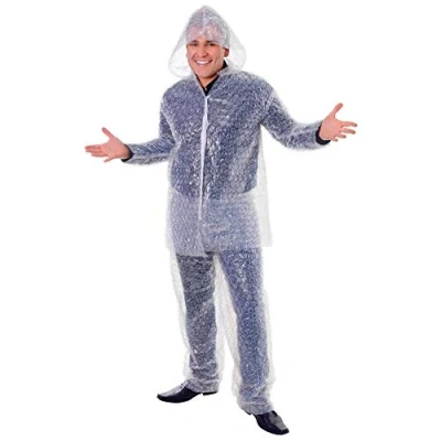 Image of Bristol Novelty AC570 Bubble Wrap Costume, Unisex Adult, Medium