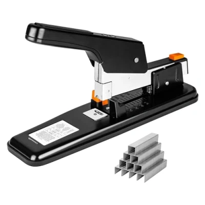 Image of Amazon Basics Heavy Duty Stapler, 90 Sheets, Black