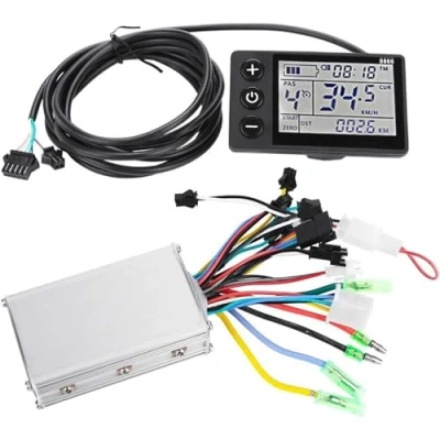 Image of KSTE Electric Motor Controller, 36V 48V Brushless Motor, Waterproof LCD Screen Panel Kit Controller Scooter Bike (2# 48V)