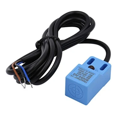 Image of Heschen Square Inductive Proximity Sensor Switch Non Shield Type SN04 N2 Detector Distance 5mm 10 30VDC 200mA NPN Normally Closed(NC) 3 Wire