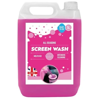 Image of Effective Ready To Use All Seasons 5L Pink Windscreen Screen Wash (2)