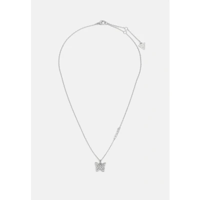 Image of Guess Chrysalis Necklace silvercoloured, Women&#039;s, Size: One Size, Silver coloured