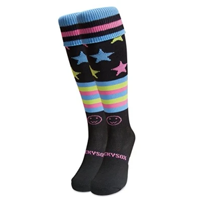 Image of WackySox Keep Calm and Ride Knee Length Sports Socks