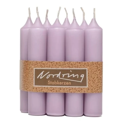 Image of Nordring 8 Taper Candles 2.2 x 11 cm Lilac