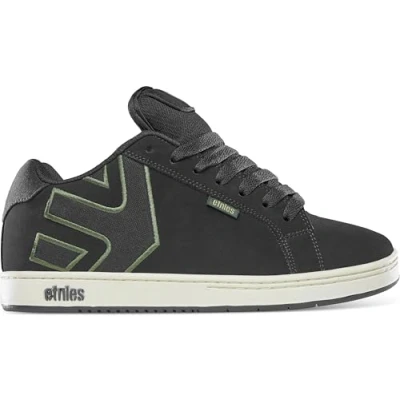 Image of Etnies Men&#039;s Fader Skate Shoe, Black/Green, 4.5 UK