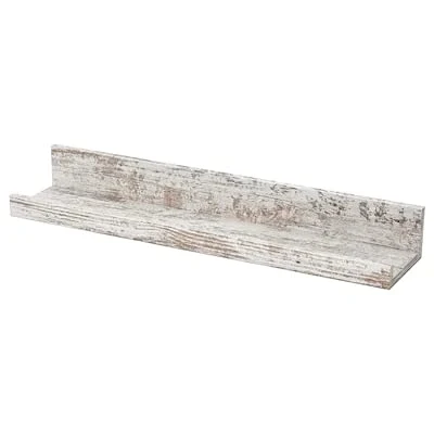 Image of 8X MOSSLANDA Picture ledge, white stained pine effect55 cm + FREE FINCHLEY REFILL PEN