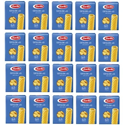 Image of 20x Barilla Tortiglioni No. 83 Italian Pasta 500 g Pack