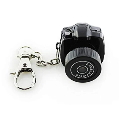 Image of AQUARIUS Y2000 2.5x2.5x2.5cm Small Camcorder Recorder Multifunctional Mini Camera Built In Rechargeable Battery Black