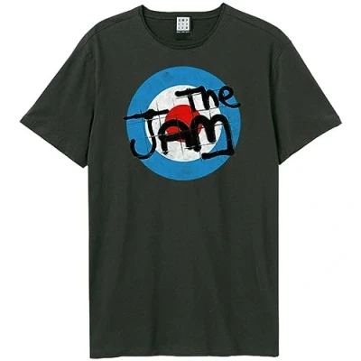 Image of Amplified Unisex Adult The Jam Target T Shirt, Charcoal, M