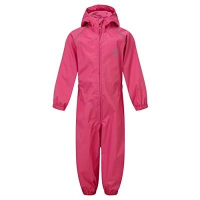 Image of Fort Splashaway Coverall Pink 1 2 Years Kids Waterproof Suit Puddle Raincoat Childrens Clothing Childs Splash Rain