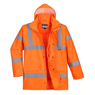 Image of Portwest Hi Vis Breathable Jacket, Size: L, Colour: Orange, RT60ORRL