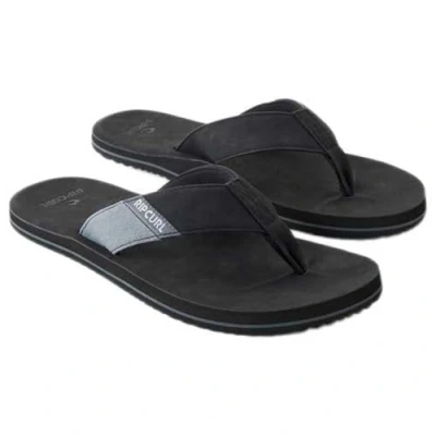 Image of RIP CURL Flipflop Oxford Bloom Open Toe Black Grey EU45 UK10