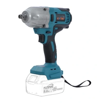 Image of KATSU FIT BAT 21V Brushless Cordless Impact Wrench 1/2 Inch 800N.M High Torque Wirelss Electric with Motor, No Battery or Charger 102472