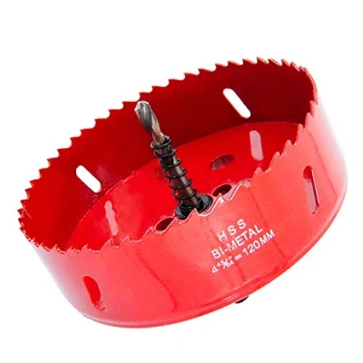 Image of 120mm Hole Saw LAIWEI Cutter,For Drilling Wood, Aluminum Profiles,PVC and Other Materials(4 3/4&quot;(120mm))…