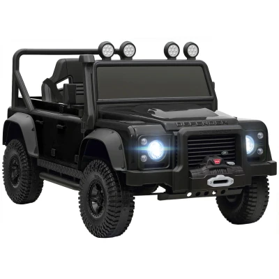 Image of Kids Ride On Car, 12V Battery Powered Electric Car with Remote Black Aiyaplay