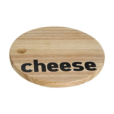 Image of Premier Housewares Cheese Board Wooden Gift Set Round Chopping And Wine 2 x 26 cm (height width depth)