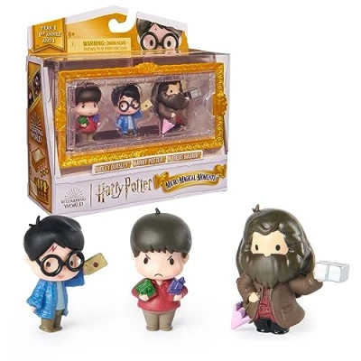 Image of Wizarding World Spin Master Potter CllctbleMltPckHarryandDudley Solid Color (New) Harry, Hagrid &amp; Dudley, 1, 6067402