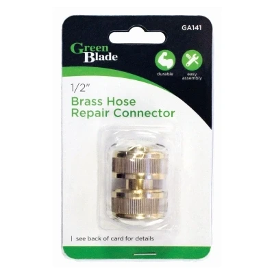 Image of 1/2&quot; Brass Hose Repair Connector By Green Blade