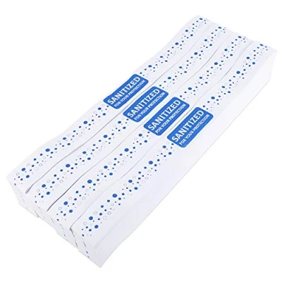 Image of Essential Printed Toilet Seat Band 16 1/2&quot; Wide X 1 Deepuse in Hospitals, Hotels and Motels (Case of 2000)