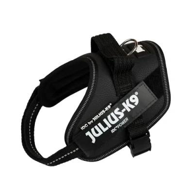 Image of IDC Powerharness, Size: Mini Mini/XS, Black Faux Leather