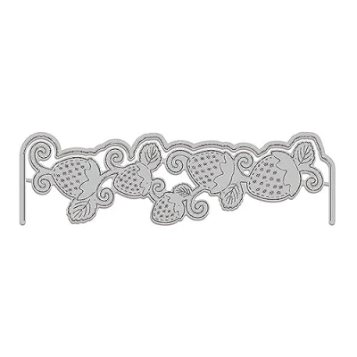 Image of MOONDAME Metal Die Strawberry Cutting Dies For Card Making Scrapbooking Paper Craft Handmade