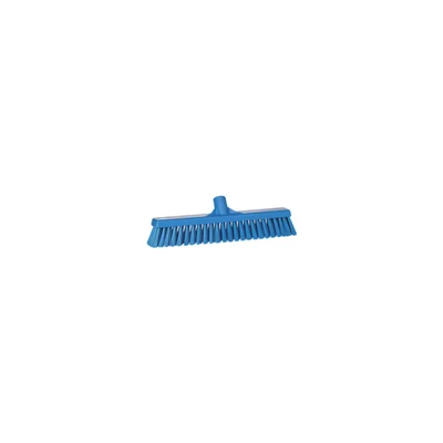 Image of Vikan 31743 Soft/Hard Broom, Blue, 410 mm Length, 90 Width, 120 Height