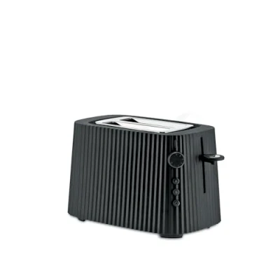 Image of Alessi Plisse 2 Slice Toaster Black