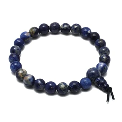 Image of CrystalAge Sodalite Power Bead Bracelet